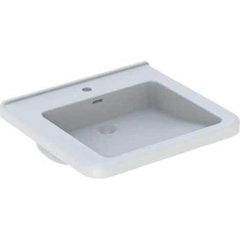Geberit Renova Nr. 1 Comfort, lavabo avec encastrement, 600x550