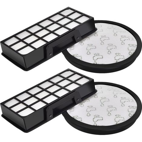 Lot de 2 Filtres HEPA compatibles pour aspirateurs Rowenta Silence Force Cyclonic 4AAAA modèles RO76xx RO7681EA RO7691EA RO7690EA RO7649EA RO7647EA RO7663EA RO7676EA, filtre de rechange ZR903701 (1/5)