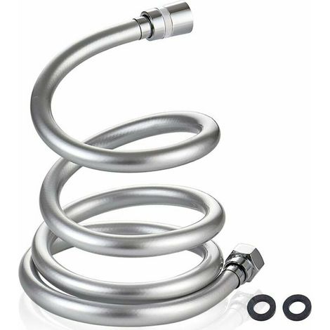 Flexible de douche　Tuyau de Douche 3m pouces Flexible Anti Torsion,Tuyau de douche à main de rechange Accessoires de douche, Standard G 1/2 (1/5)