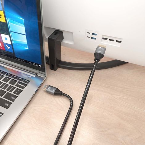 AISENS - CABLE DISPLAYPORT V2.1 16K@60HZ 80GBPS, DP/M-DP/M, NEGRO, 1.5M (1/2)