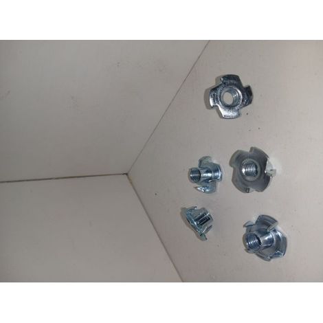 VISSAL 161Z ECROU A GRIFFES A FRAPPER ACIER ZINGUE M10 SACHET DE 50 ECROUS