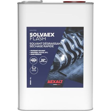 SOLVAEX FLASH - Disolvente desengrasante mecánico de secado rápido - 5L - AEXALT - SR568