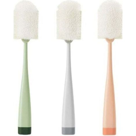 Long-handled bottle washer, detachable bottle brush cleaner, cup scrubber, washing sponge, cleaning brush, kitchen cleaning tools, 1 pc (green) (1/5)