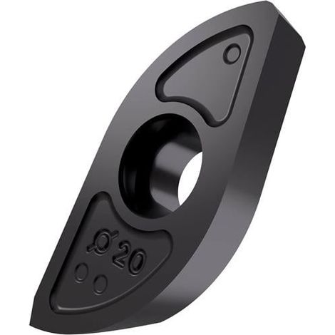 Fräswendeschneidplatte ISO ZP 32ER-FM:M8310 Bohrungs-D. 5,9mm PVD beschichtet (1/2)