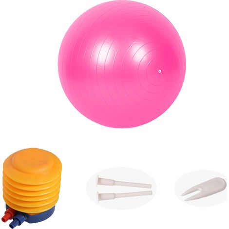 Ballon De Yoga - 75 Cm - Structure Alvéolaire Anti-Éclatement - Surface Antidérapante - Pour Pilates Yoga Grossesse Et Bureau - 1 Pièce (1/5)