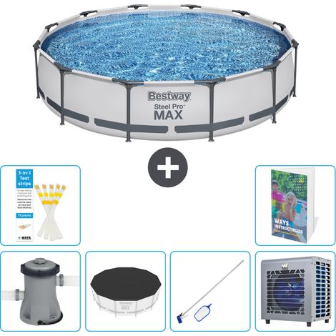 Bestway Piscina Bestway Steel Pro MAX Redonda - 366x76 cm - 7-piezas  S283 (1/5)