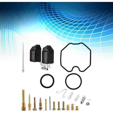 Jeu de réparation carburateur à chapeau, kit de reconstruction pour quad moto scooter, joint et gicleurs, 30 pièces, compatible avec carburateurs de motoculture. (1/5)