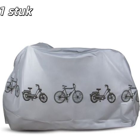 Housse de vélo grise imperméable et anti poussière taille universelle pour intérieur et extérieur protection contre pluie soleil rayons UV vent et neige (1/5)