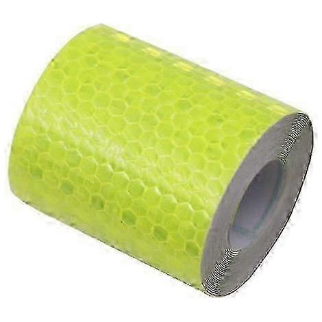 Bande réfléchissante autocollante compatible avec les voitures jaune fluorescent durable 3M (1/5)