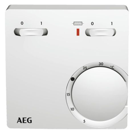AEG Raumtemperaturregler RT 602 SN SZ, 10 A, 230 V, AP - 223299