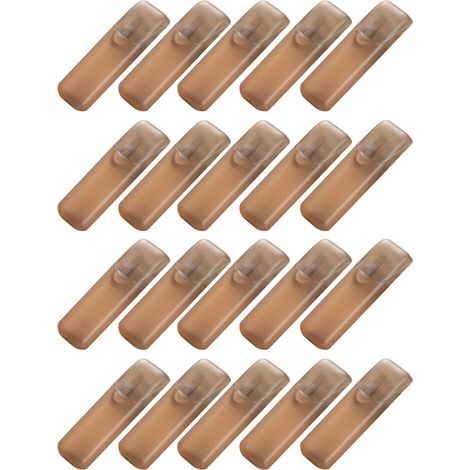 Mallette de rangement pour cotons-tiges, 20-Noir transparent