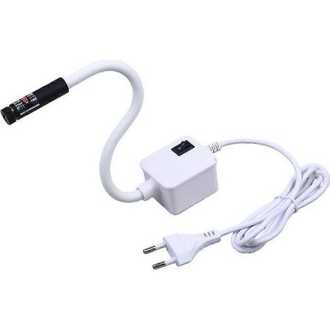 Veilleuse rouge, prise UE, lampe de positionnement laser infrarouge, fixation magnétique pour machine à coudre, perceuse, tour d'usine