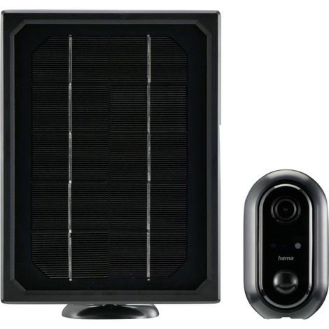 Hama Telecamera di Sorveglianza Solare WLAN 1080p Nera Esterna (1/5)