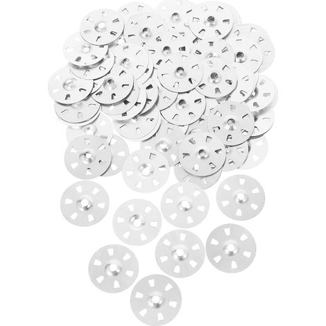 100stücke Verzinkte Eisen Unterlegscheiben für Gipskartonplatten Langlebige Dämmstoffbefestigung ... (1/5)