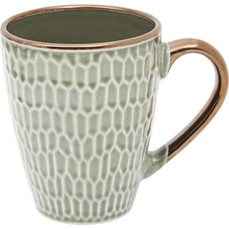 Mug à motifs Ella 35cl vert - créateur d'intérieur (1/2)