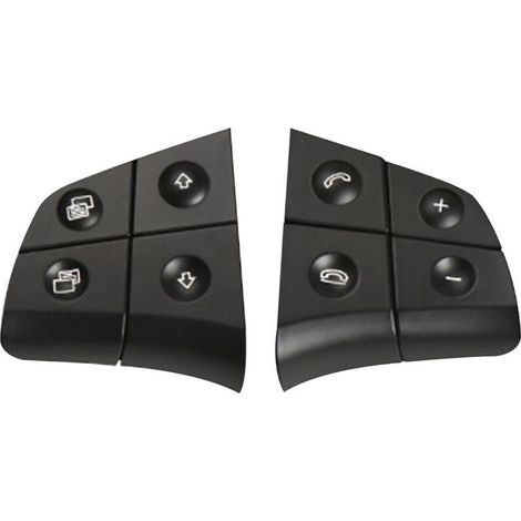 Remplacement du bouton de commande au volant pour Mercedes Benz W164 W245 W251 Ml Gl Br Class, noir, 4 boutons (1/4)