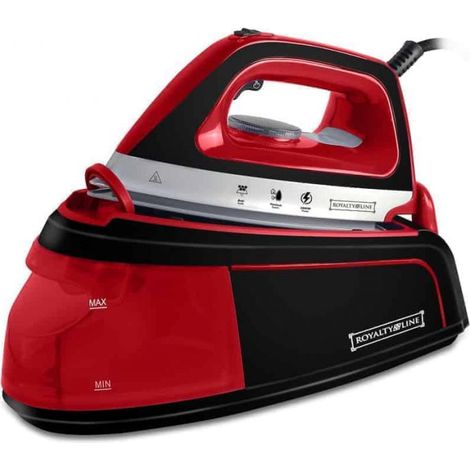 Centrale vapeur 2300W – RLDBST2300W1RED – Pression 5 bars – Débit vapeur 120 g/min – Semelle céramique pour performance optimale – Royalty Line