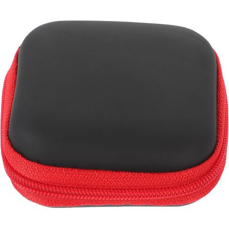 Étui de Rangement Portable Fermeture Éclair en Eva pour Écouteurs et Boîtes, Protection Anti-poussière Design Élégant, pour Voyage et Paquet à Dos (1/5)