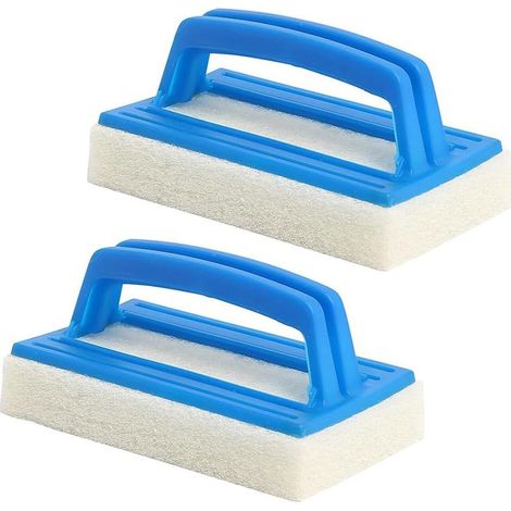 Cepillos de esponja para piscinas, juego de 2 cepillos de esponja para la línea de flotación para la limpieza de piscinas y accesorios, cepillo para la línea de flotación para limpiar piscinas, spas,  (1/5)