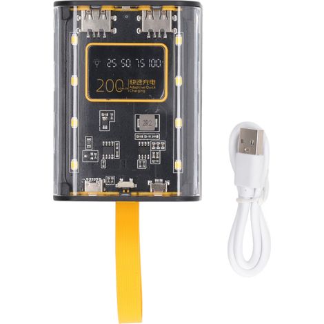 Chargeur Portable 10000mAh 15W Charge Rapide Entrée 5V 2.1A Sortie 5V 3A Batterie Externe (1/5)