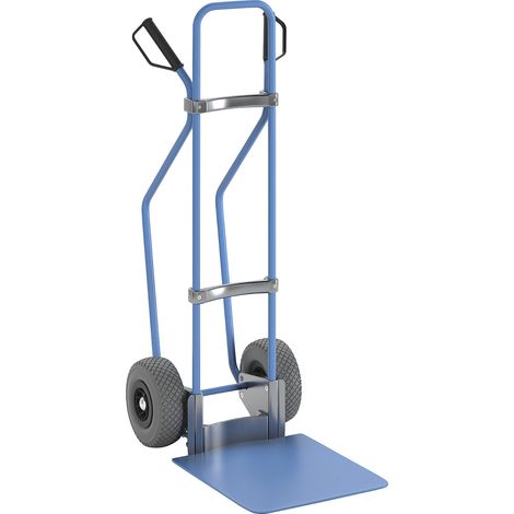 eurokraft pro, Diable avec semelles, bleu, l x p bavette 450 x
