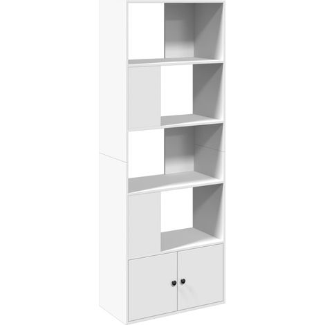 Maison Exclusive - Bücherregal Weiß 70x36x189 cm Holzwerkstoff