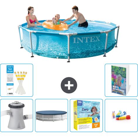 Frame Pool Rund - 305x76 cm - 7-teilig S231