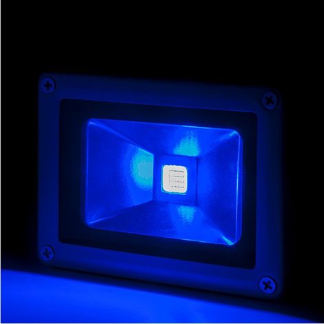 LED-Projektorstrahler 10W 850Lm IP65 Brico Blau 40.000H [BQFS11510B] (1/5)