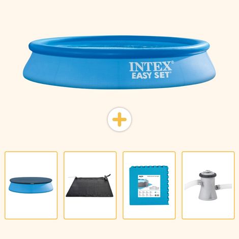 Intex Piscine Easy Set Ronde - 305x61 cm - 5-pièces S99 (1/5)