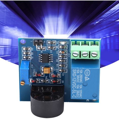Module de capteur de protection contre les surintensités Elsail 5A, capteur de détection de courant alternatif, relais 12V (1/5)