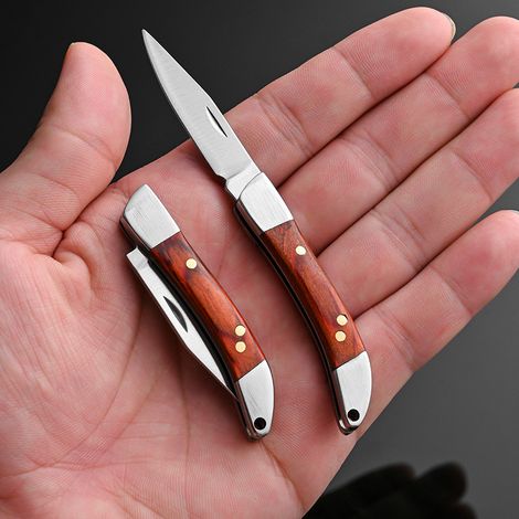 Beyamis Couteau pliant déballage inox - Mini extérieur ouverture boîte (1/5)