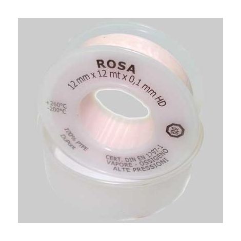 NASTRO TEFLON PER VAPORE E ALTE TEMPERATURE  12 x 12 x 0,10     MADE IN ITALY
