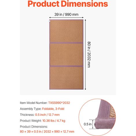 Tatami 203,2 x 99 cm, Matelas Japonais en Rotin Naturel Tissé à la Main, Tapis de Sol Japonais Pliable, Antidérapant et Facile à Ne… (1/5)