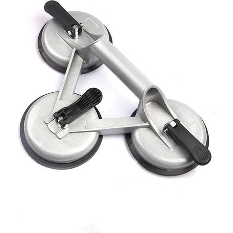 Ventouse en alliage d'aluminium haute résistance 7031B pour verre, carrelage et sols - Ventouse manuelle pour déplacer et retirer le verre (1/5)