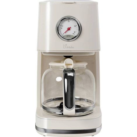 [NEUWERTIG] B-Ware BiKitchen Nostalgia 150 Kaffeemaschine cremeweiß 12 Tassen Warmhaltefunktion (1/2)