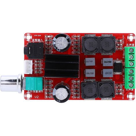 Digitale Verstärkerplatine, Audiozubehör, High-End, 2 x 50 W, Zweikanal-Stereo, TPA3116D2 (1/5)