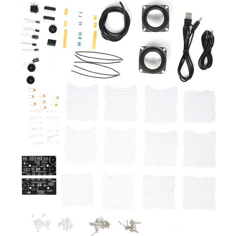 Kit Amplificateur Audio - Module Électronique pour Haut-Parleur DIY - Pour Montage Mini Production - 2 Pièces (1/5)