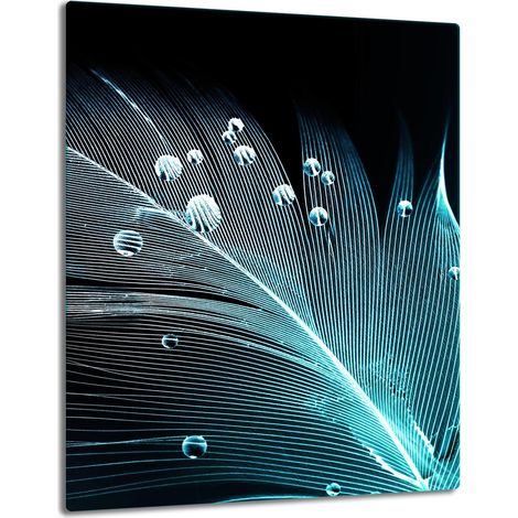 Piano del tavolo in vetro, pannello, 40x52 cm, motivo floreale (1/5)