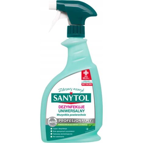 Spray detergente sanytol universal cleaner spray senza candeggina antibatterico