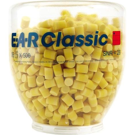 Bouchons d'oreilles E-A-R™ Classic™ Recharges EN352-2:2020 SNR 31 dB 500PA/Distributeur (1/3)