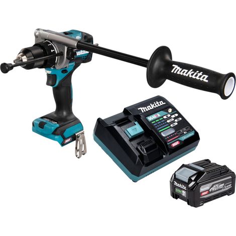 Makita HP 001 GU101 Trapano avvitatore a percussione a batteria 40 V max. 140 Nm Brushless + 1x batteria 4,0 Ah + caricabatterie (1/5)