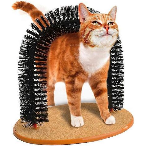 Feuille de massage et de toilettage pour chats (1/5)