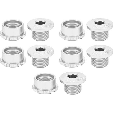 Vis, boulons et écrous pour plateau de vélo de route, pièces détachées pour plaque dentaire monobloc couleur titane (1/5)