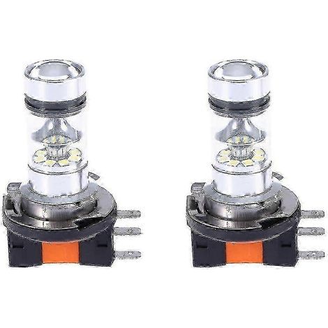 Phares antibrouillard LED H15 100 W pour voiture, feux de croisement, blanc (paire) (1/2)