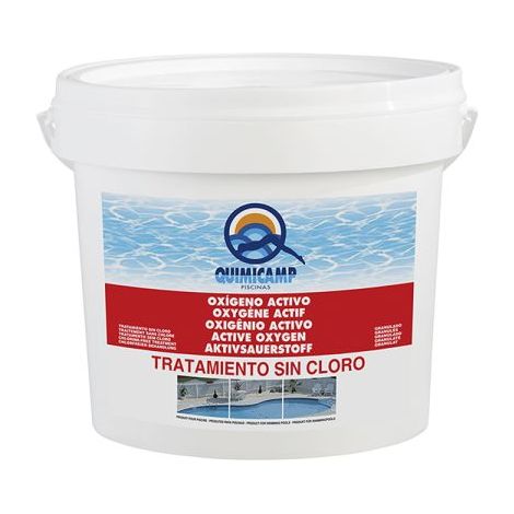 Oxígeno Activo Granulado Quimicamp 5 kg – Tratamiento sin cloro para piscinas