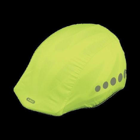 Housse anti-pluie - Abus - Casque vélo - Jaune fluo - Synthétique - Protection pluie et vent (1/2)