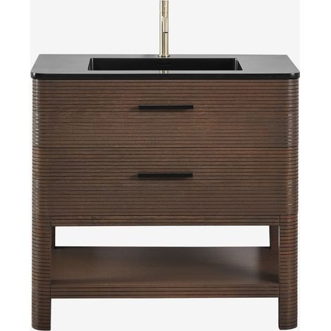 SKLUM Badezimmerschrank-Set 90x50 cm aus Holz mit integriertem Waschbecken Misene                                    (1/5)
