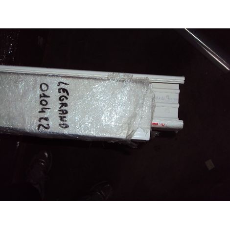 Profile blanc 50x105mm blanc (au metre) dlp sans couvercle