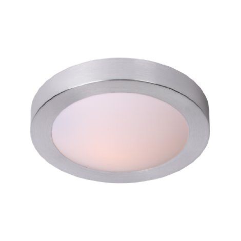 Lucide 79158/01/12 Fresh - Plafoniera IP44 1 x E27, Diametro 27 cm, Alluminio (1/3)