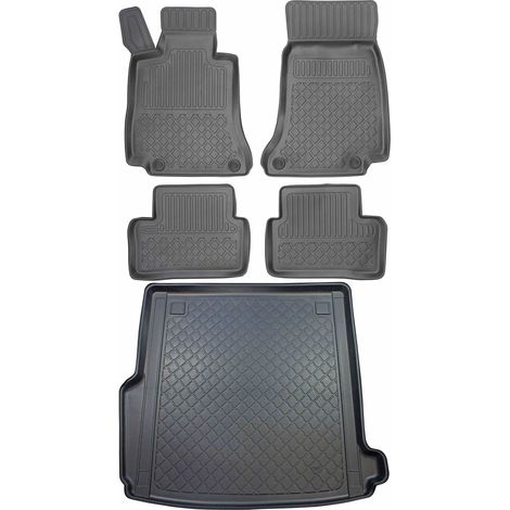Maletero ARISTAR 193358G + Alfombrillas ARISTAR 603356 - Mercedes Clase E W213 Kombi desde 11.2016, espacio para los pies delantero MS - INSTALADO (1/5)